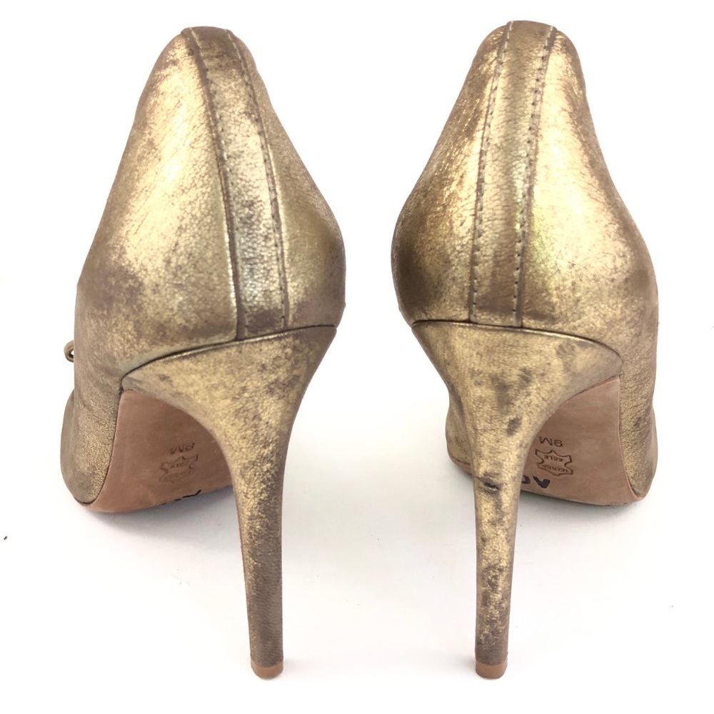 Tory Burch Gold Heels - Picture 8 of 8